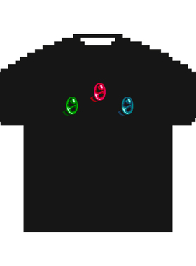 【原创】16BIT风格 双截龙3 复古游戏T恤手绘像素短袖