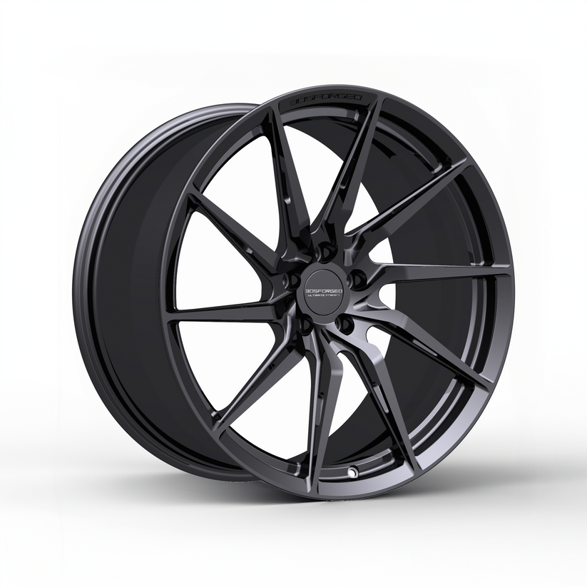 实体店美国305FORGED UF108P轮毂单片定制锻造适用德系日系美系车