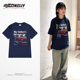 潮流纯棉宽松圆领半袖 2026新款 上衣汽车印花体恤 t恤男女夏季 短袖