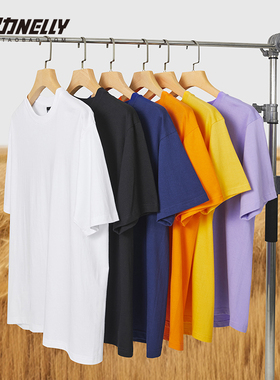 2026夏季新款小尼力纯棉短袖T恤男女同款t恤基础纯色百搭舒适上衣
