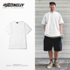 纯棉短袖 半袖 男T恤潮男装 体恤t夏季 上衣服纯色圆领打底衫 2026春季