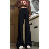 子 男女垂感休闲潮流直筒长裤 NELY小尼力春夏美式 cleanfit微喇西裤