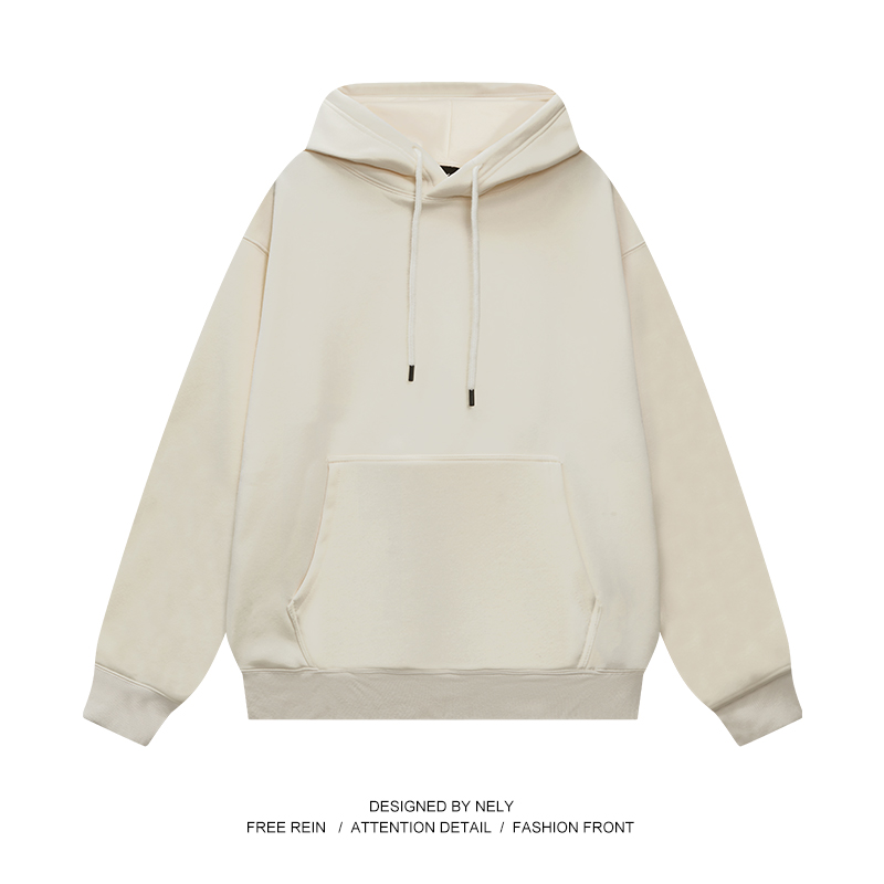 加绒基础多色美式连帽卫衣