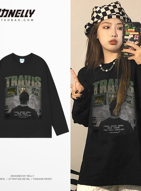 秋季长袖t恤男生2026年新款美式纯棉打底衫ins潮休闲学生半袖上衣