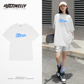 体恤 oversize半袖 vintage美式 重磅T恤男设计感小众无性别嘻哈短袖