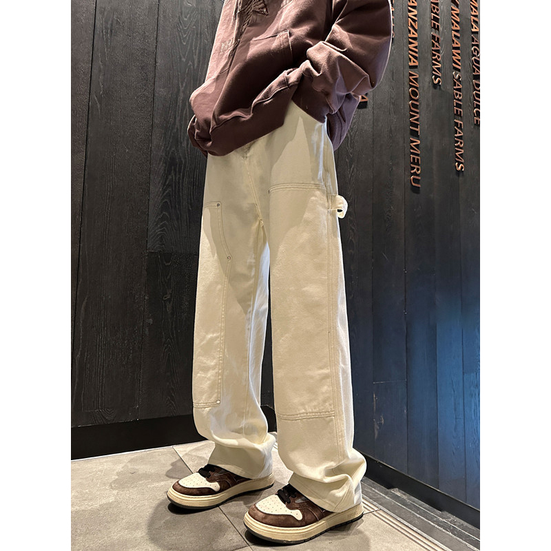 直筒宽松工装裤美式高街