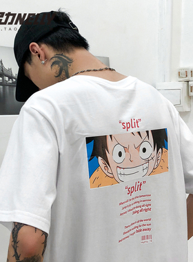 网红ins超火cec短袖男装潮流宽松半袖嘻哈百搭oversizeT恤潮牌女