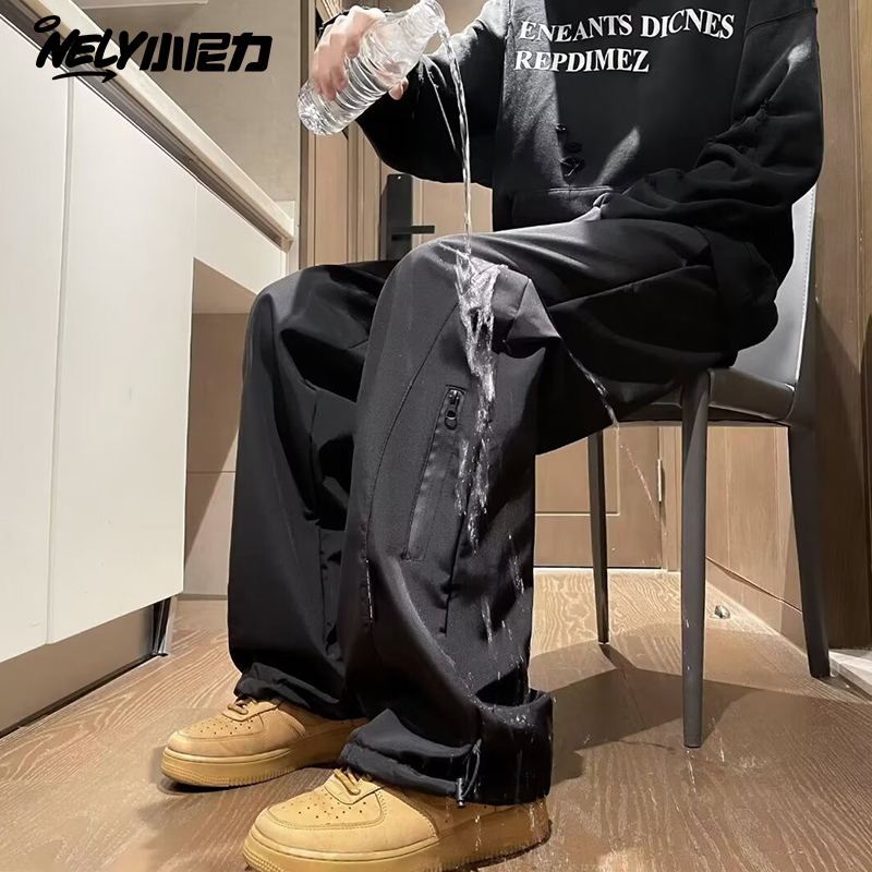 小尼力冲锋裤男士潮牌春夏防泼水