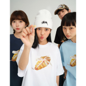 新款 夏装 蝴蝶结牛角包纯棉短袖 半袖 T恤男女休闲打底衫 2026年夏季