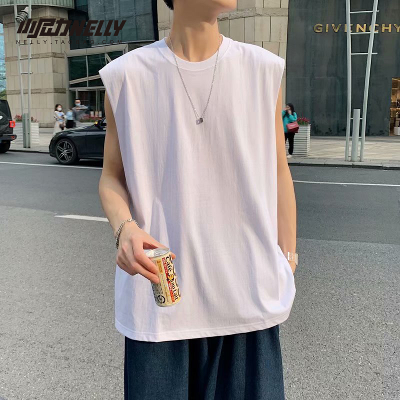 夏季潮牌背心运动篮球砍袖