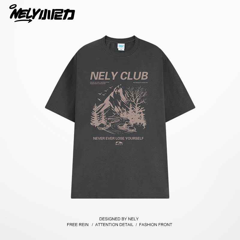 小尼力260克纯棉山系短袖T恤