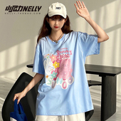 t恤男士 2026新款 短袖 半袖 潮流ins宽松纯棉潮牌国潮百搭上衣服 夏季