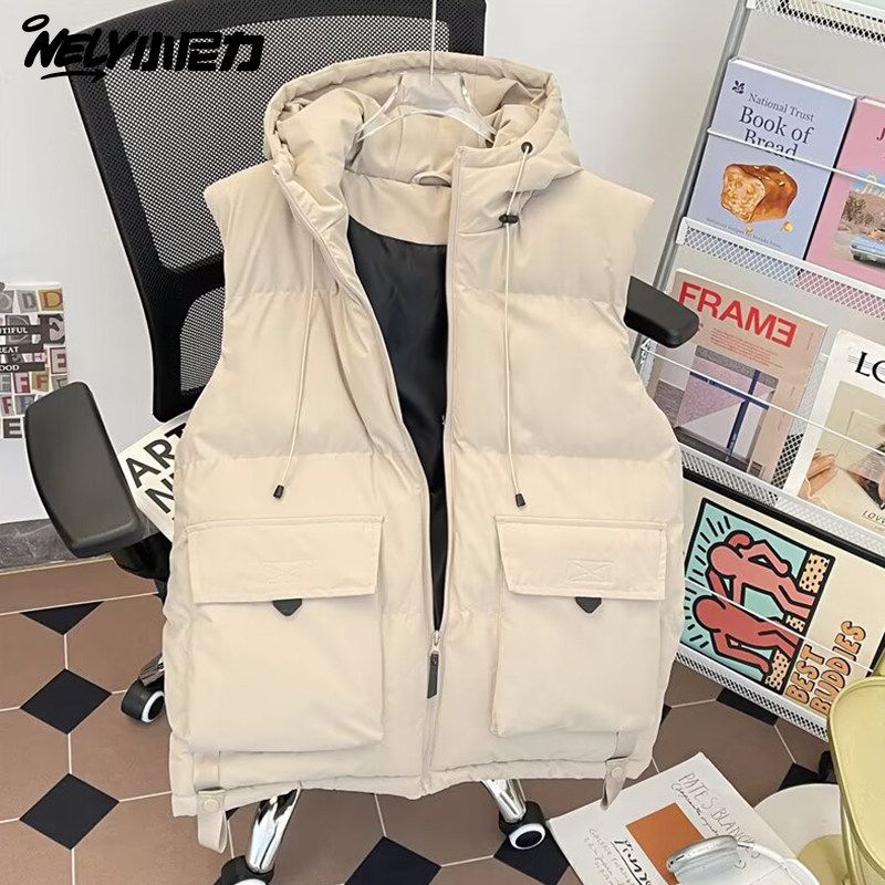 秋冬季加绒厚男士棉服装新款背心马甲棉衣外套男生棉袄面包情侣,男装,棉衣,淘宝优惠券,粉丝福利购,淘宝优惠卷