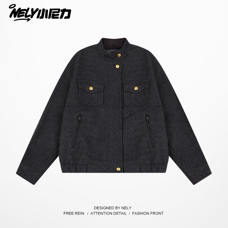 小尼力潮牌工装夹克外套