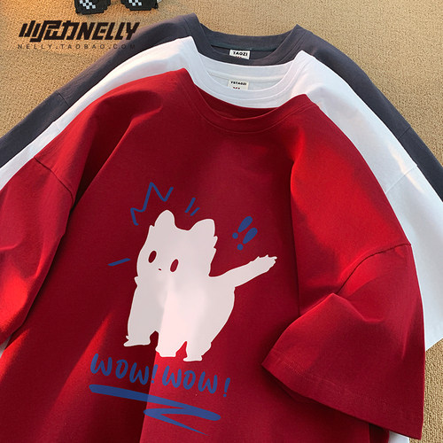 短袖T恤小尼力夏季宽松国潮休闲