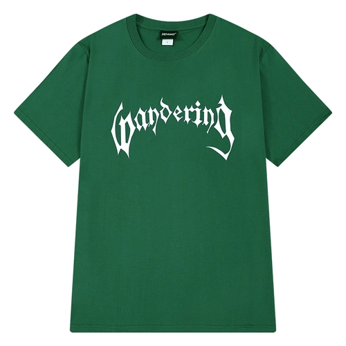 Tide, ретро трендовая хлопковая футболка с коротким рукавом, в американском стиле, оверсайз, короткий рукав