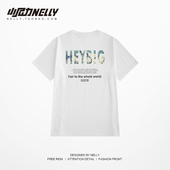 t恤潮滑板街舞半袖 原创潮牌欧美嘻哈宽松韩版 短袖 男装 体恤潮 大码