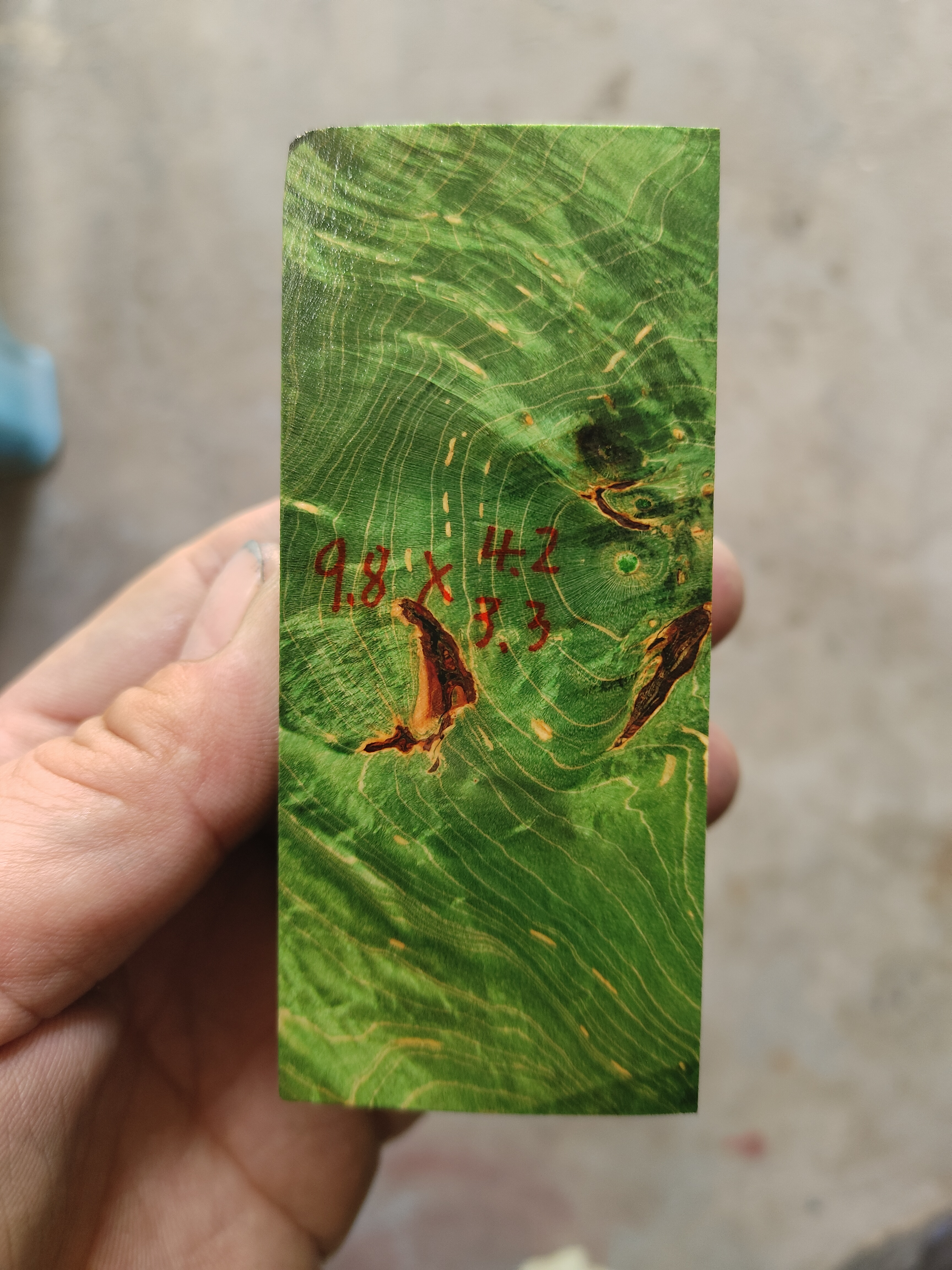 稳定化木固化木料刀柄料稳定化木料稳定化木木料彩色木料稳定木料