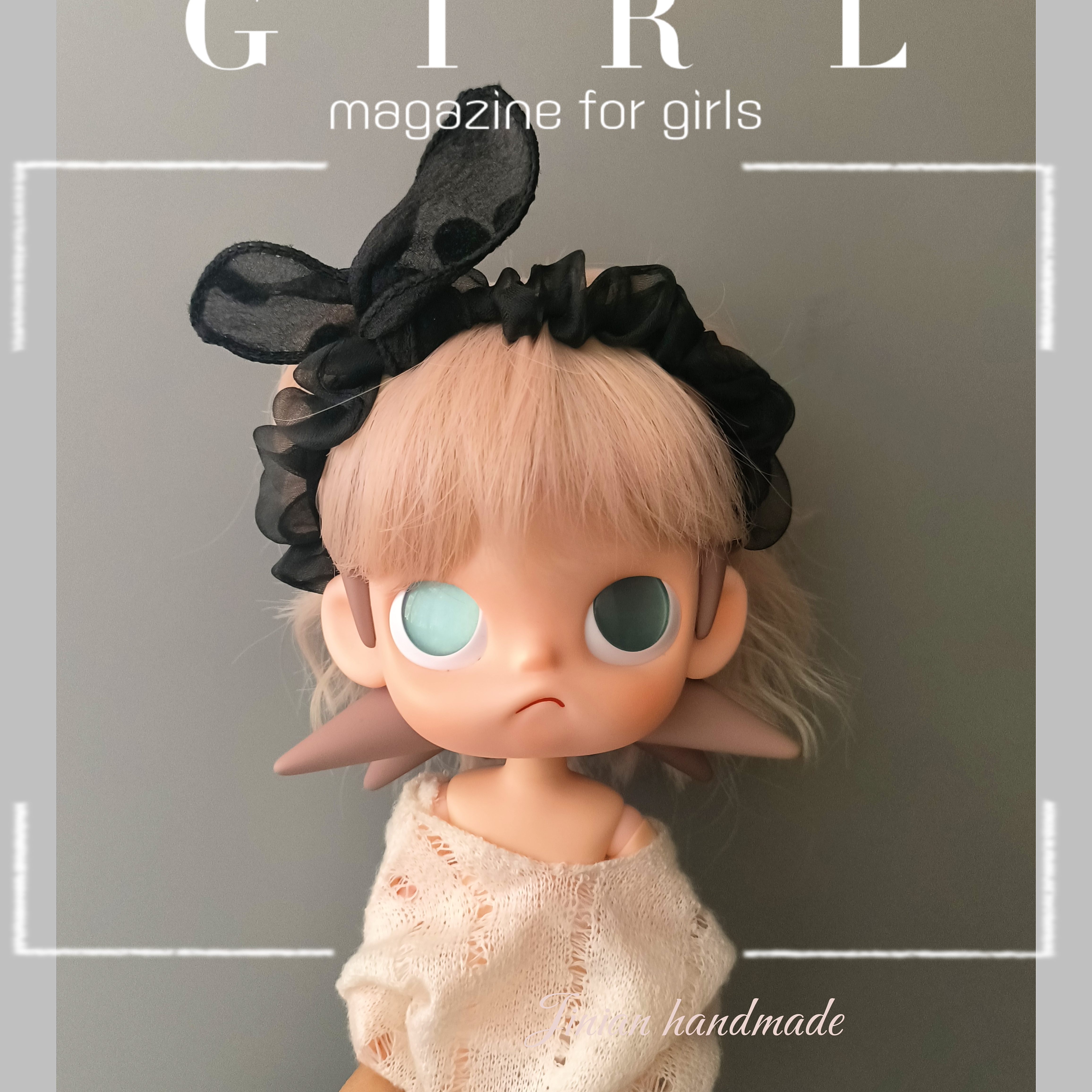 嘎子姐发箍blythe头饰泡泡玛特