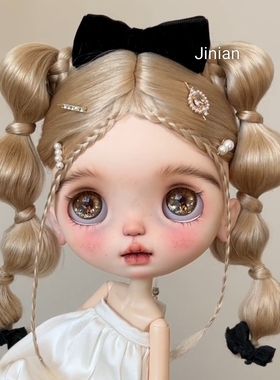 宫廷娃用发夹blythe头饰蓝豆豆ob11 josh jerryberry kukuclara