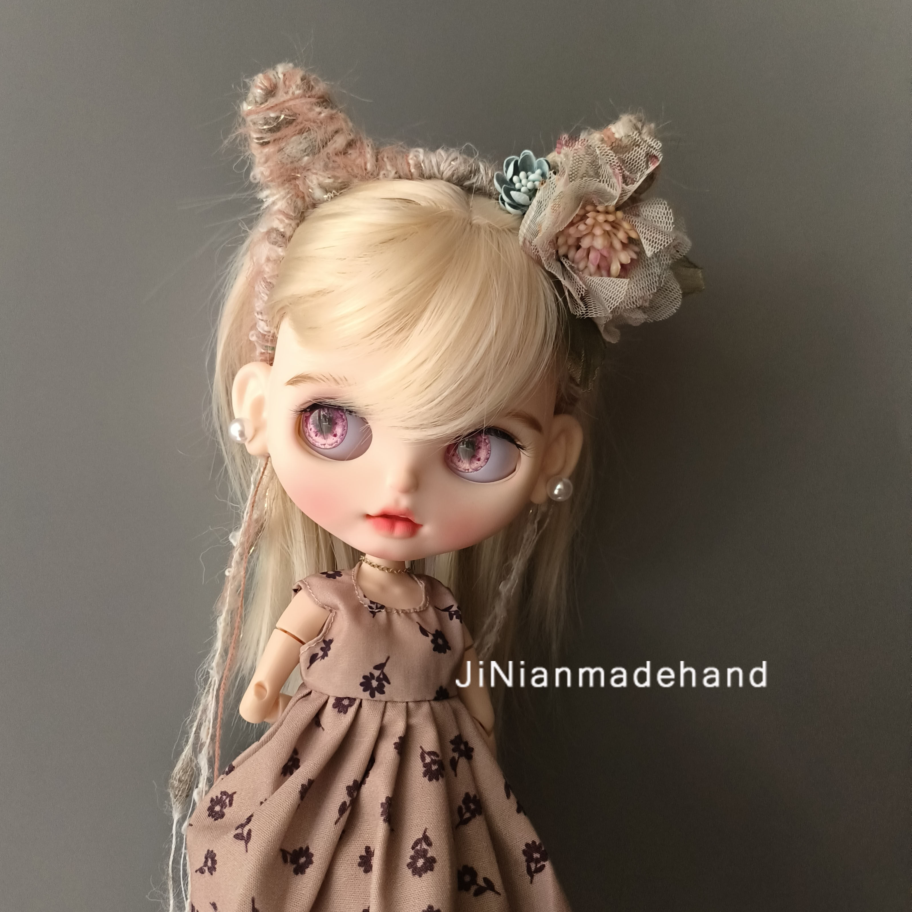 blythe头饰bjd头饰发箍小布娃娃图片