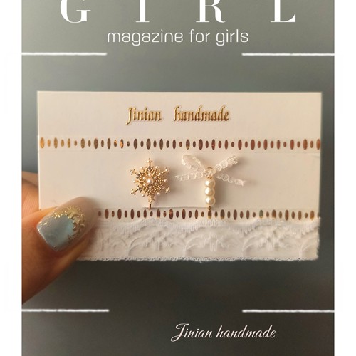 仙女捧娃用发夹blythe头饰蓝豆豆