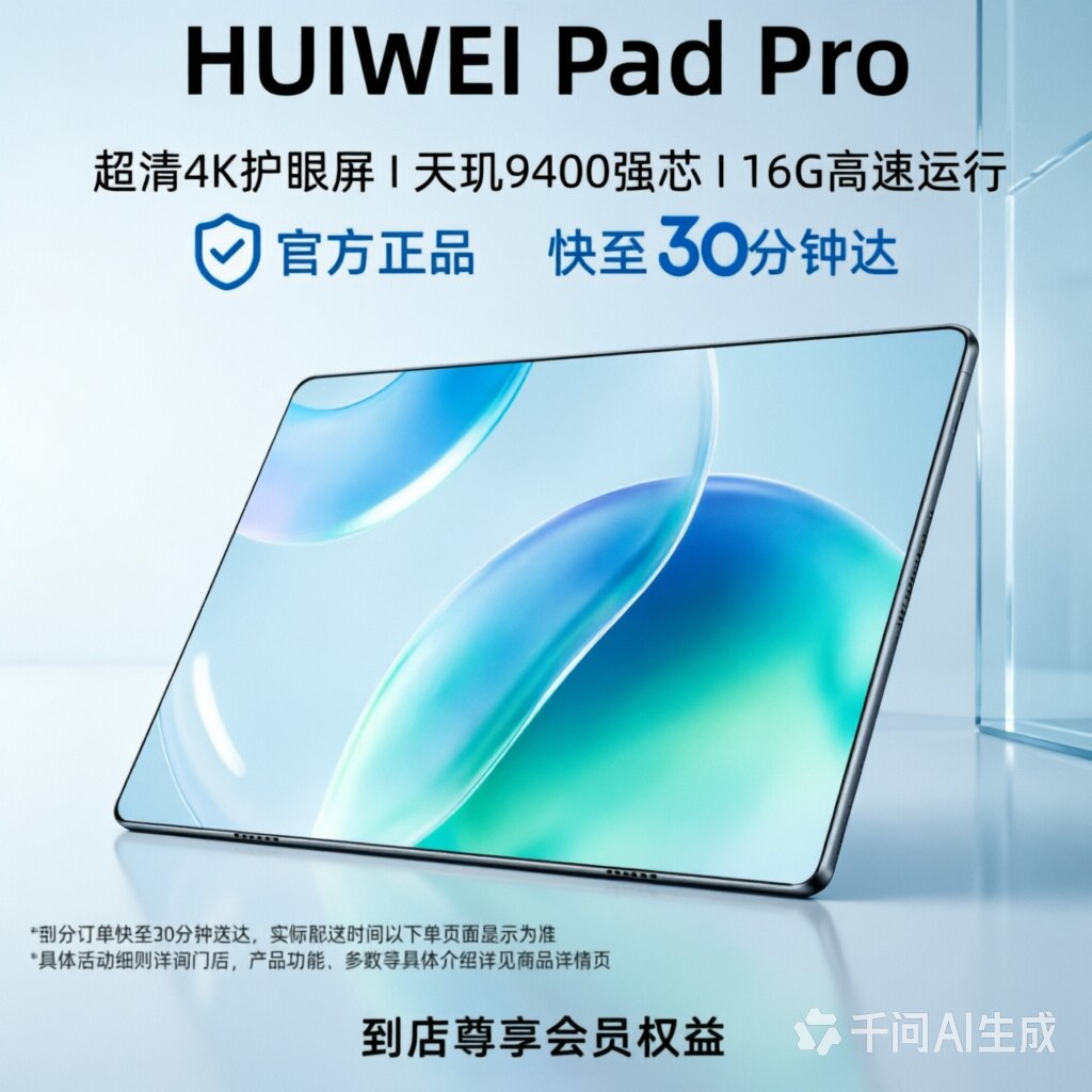 HUIWEI新款平板电脑5G全网通高清护眼屏学生游戏绘画Pad官方正品