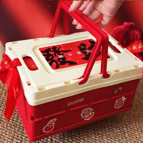 2026马年新年礼品袋手提袋春节礼物烘焙燕窝零食年货福袋伴手礼盒