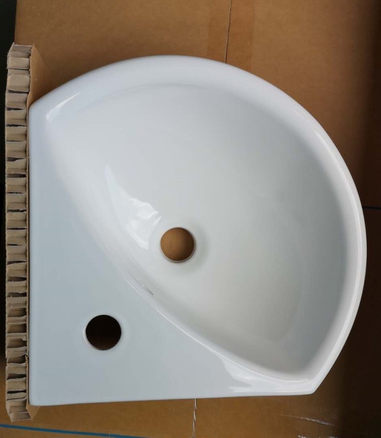 正品吉博力geberit进口转角洗脸盆迷你小号三角盆角手盆半圆盆