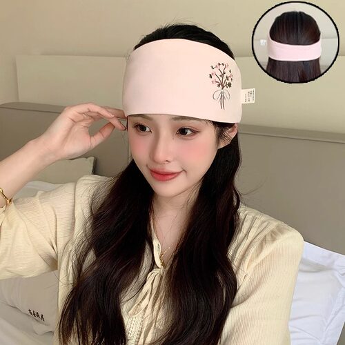 纯棉舒适不硌头月子发带产妇头巾