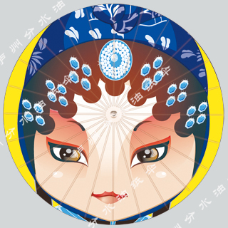 拍照道具彩绘动漫装饰伞