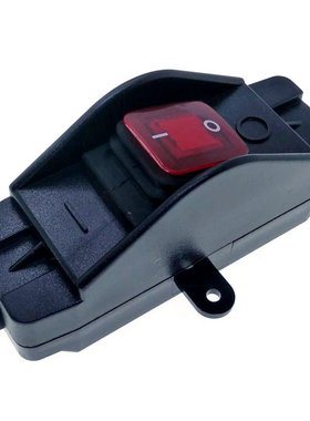 大电流30A功率防水IP65线上中途开关通用手捏按键船型红色3-220V