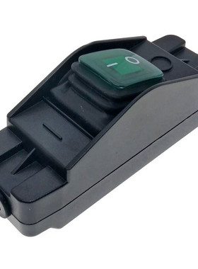 绿色大电流大功率防水IP65线上中途开关按键船型220V 16A红色通用