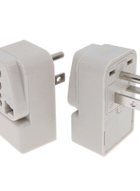 Wonpro稳不落 一转二万能转换插头中国台湾T型美标220V空调插座用