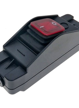 红色通用大电流16A大功率防水IP65线上中途开关按键船型3-220V