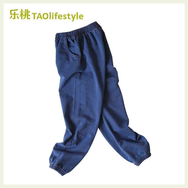 儿童牛仔休闲裤学生春秋款长裤