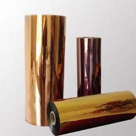 6050聚酰亚胺耐高温金黄色黄金薄膜厚0.05mm宽910mm每米包邮