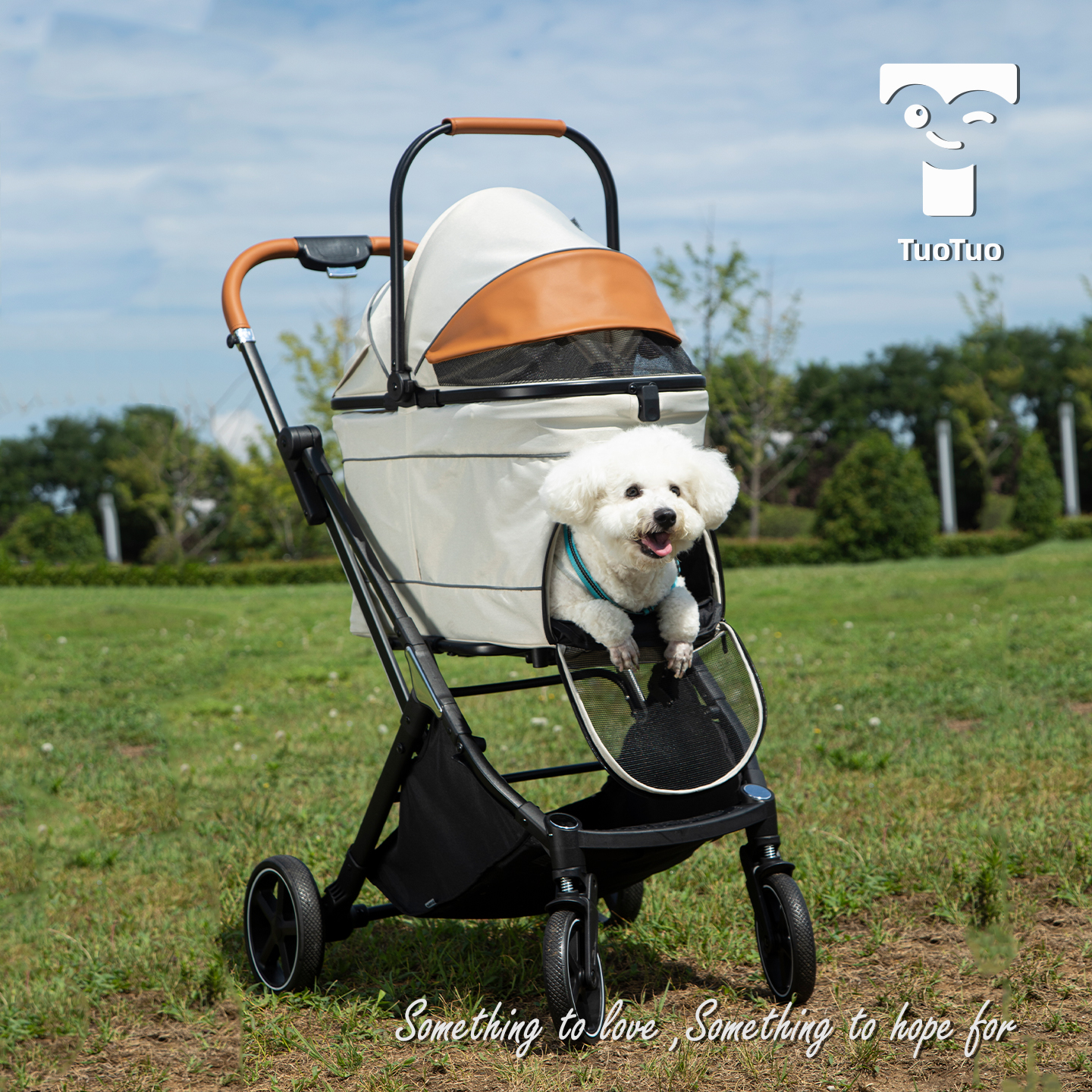Tuotuo宠物推车大空间可分离
