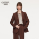 通勤风穿搭正装 首降5折 春季 外套女2026新款 歌莉娅醋酸天丝西装