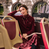 秋季 歌莉娅全羊毛开衫 女2025新款 流行miu系穿搭显瘦上衣1E8J6E0S0