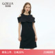 歌莉娅夏季 天丝锦纶混纺弹力针织连衣裙1F4C4H1T0 新品