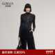 歌莉娅莱赛尔毛织衫 上衣女款 秋冬穿搭修身 首降5折 桑蚕丝打底衫