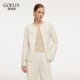 穿搭 春季 首降5折 歌莉娅羊毛羊绒小香风双面呢外套女2026新款