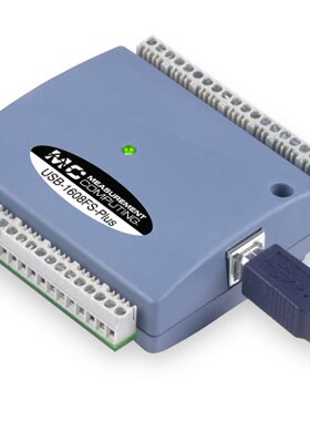 NI/MCC USB1608FS-plus同步数据采集卡器模块400K采样8路单端16位