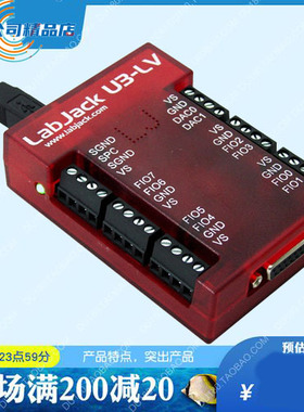 原装美国LabjackUSB数据采集器或模块16路12位50K速率labview开发