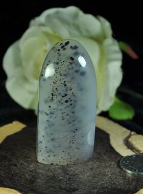 精品天然马料海洋玉髓玛瑙小摆件