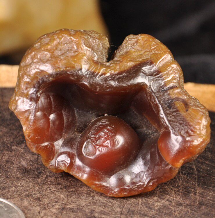 j1精选原生态水冲天然北红玛瑙原石聚宝盆小摆件手把件男女款款