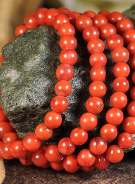 南红玛瑙凉山天然多圈手串佛珠