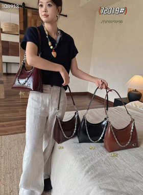 2026新款女包 女生腋下包单肩包斜挎包72019