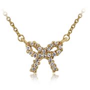 Short bi-Mu-Mu-jewelry bow control imitation diamond necklace girl Korean version of simple chain of clavicle temperament Korea accessories jewelry